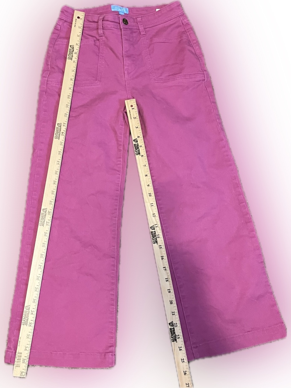 Draper James Slash Pocket Wide Leg Pants size 6 - Picture 6 of 14